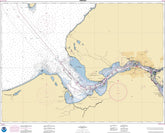 NOAA Nautical Chart 14884: St. Marys River - Head of Lake Nicolet to Whitefish Bay;Sault Ste. Marie